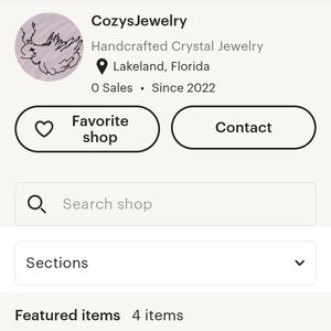 Moved Jewelry To Etsy Account